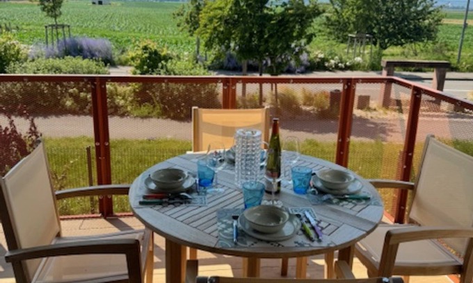 Meistratzheim Apartment | A 8 Minutes D'obernai : Havre de Paix Avec Terrasse et Parking Privatif