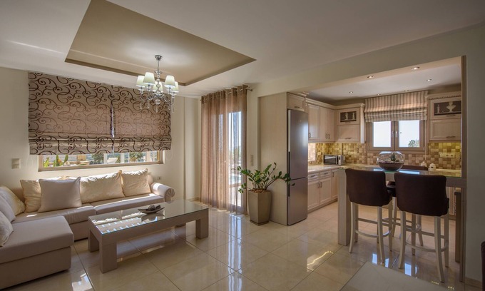 Kamilari Villa | A chic and luxurious villa with private pool.