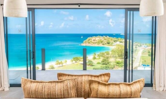 Fryes Beach Villa | A comfortable 2 bedroom suite with a great view of the incredible green nature a