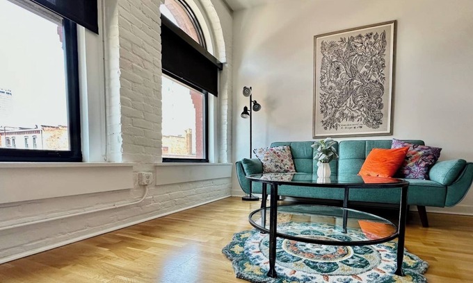 Old Market Apartment | A historic 900 square foot Atrium loft in the heart of the Old Market
