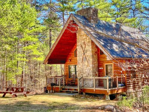 Jay House | Adirondack Mountain Cabin with Hot Tub, Near Whiteface, Lake Placid, Fire Pit, Game Rm