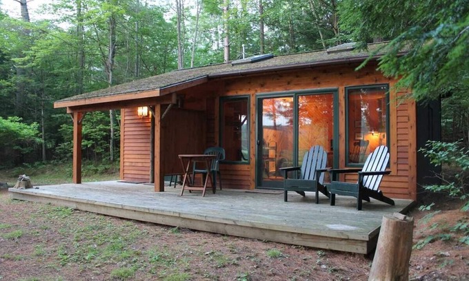 North Pole Cabin | Adirondack Riverfront Retreat