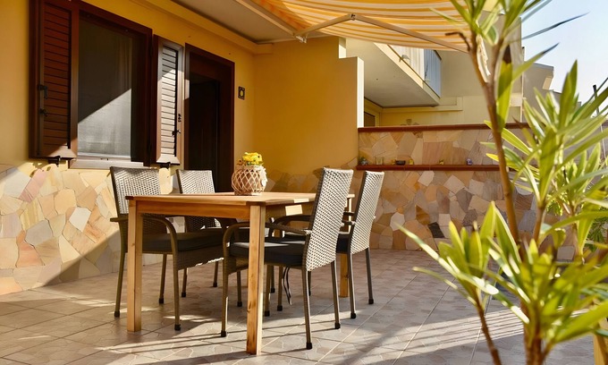 Porto Torres House | Albachiara by the Sea, Villa with Spacious Veranda