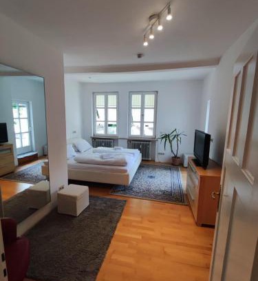 Moosburg Apartment | Altbau-Traum mit Riesen-Dachterrasse