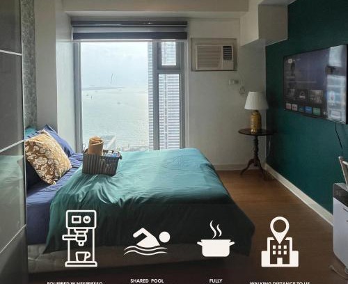 Barangay 670 Apartment | Amazing Beach View Studio Unit - Walking Distance to US Embassy & St Lukes Ermita