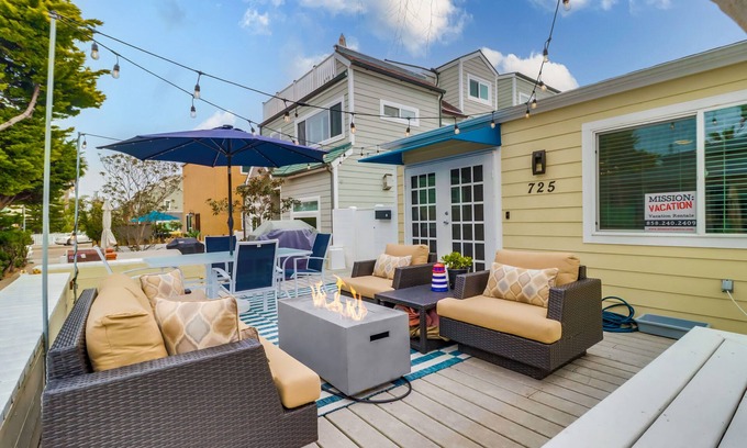 Mission Beach House | Amazing single family home just steps to the ocean in Mission Beach.