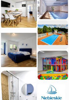 Poddabie Apartment | Apartament 11B Niebieskie Apartamenty z basenem krytym, odkrytym, salą zabaw, animacjami