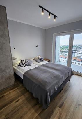 Grunwald Apartment | Apartament Bułgarska 59 - sypialnia i salon - 40m2 - self check in 24h