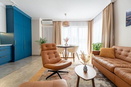 Kudowa Zdroj Apartment | Apartament Szafirowy 40 - z dużym tarasem