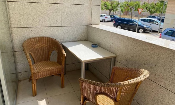 Les Cases d'Alcanar Apartment | Apartment 'Belmar' with Private Terrace and Air Conditioning