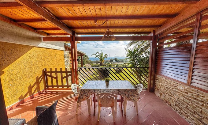 Stintino Apartment | Apartment 'Casa 3' with Sea View, Private Terrace and Shared Garden