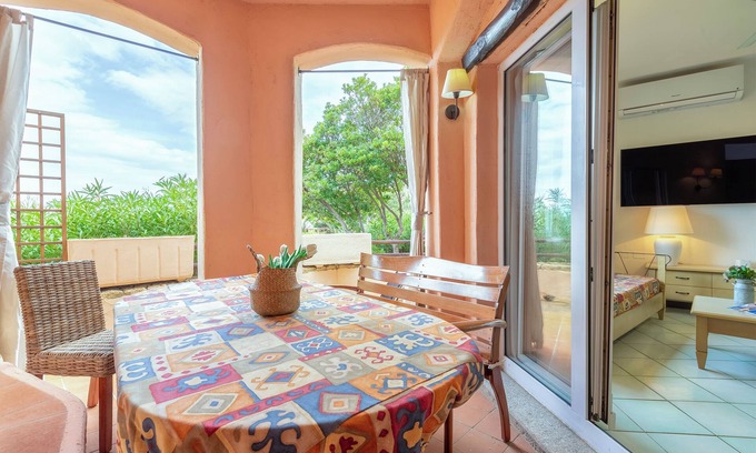 Canneddi Apartment | Apartment 'Costarossa 2208' with Sea View, Private Terrace and Air Conditioning