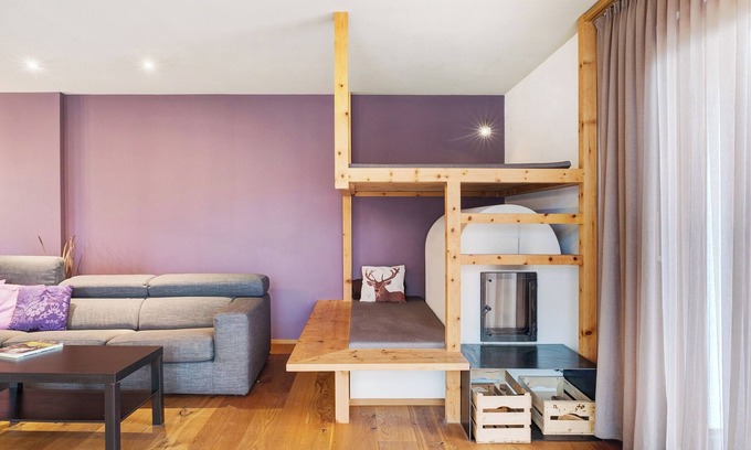 Carezza Apartment | Apartment "Angerle Alm Apt Alpenglühen" with Private Terrace, Shared Garden & Wi-Fi