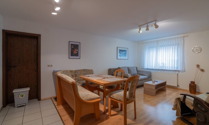 Niedershausen Apartment | Apartment 'Juttis Bude' with Private Terrace, Shared Garden and Wi-Fi