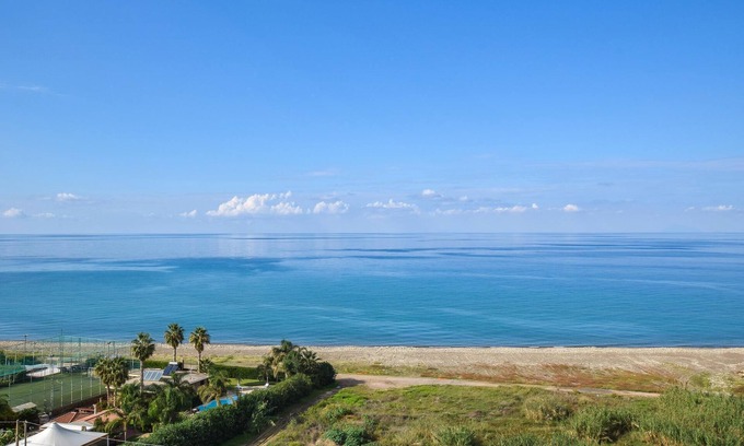 Acquedolci Apartment | Apartment on the 4th floor with panoramic sea view to the Lipari Islands.