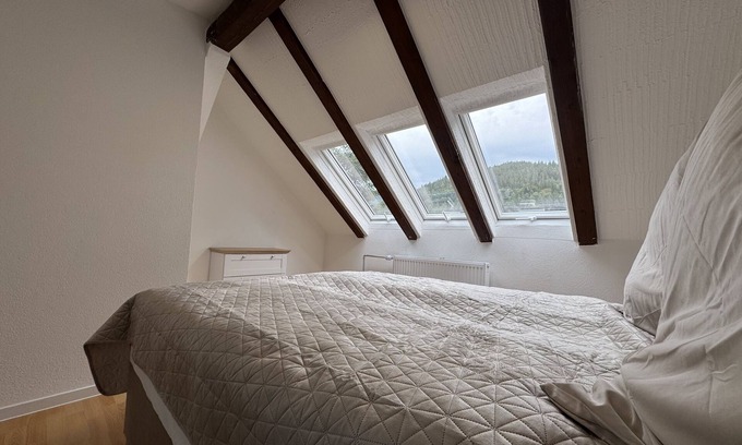 Bad Wildbad Apartment | Apartment-Private Bathroom-Countryside view