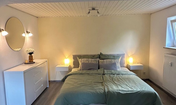 Heiligenstadt in Oberfranken Apartment | Apartment Schlossblick Cozy modern apartment with terrace and view