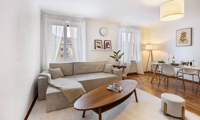 Dessau Apartment | Apartment 'Spa Am Bauhausmuseum' with Balcony and Wi-Fi