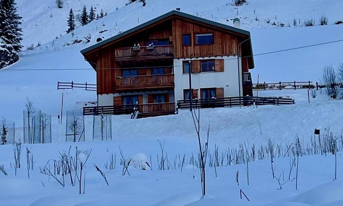 Colle Santa Lucia Apartment | Apartment 'Sunny Arabba' with Mountain View, Private Garden and Wi-Fi