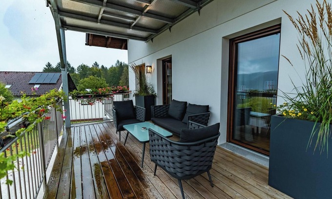 Schiefling am See House | Apartment with one bedroom and sofa bed