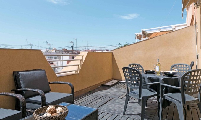 La Malva-rosa Apartment | ApartUP Malvarrosa Attic Beach