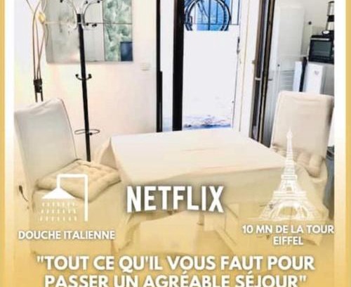 Quartier de Javel Apartment | Appart Parisien privé authentique Cosy rue Saint-Charles 75015 Paris proche Tour Eiffel