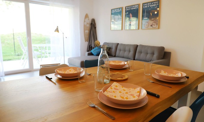 La Balme-de-Sillingy Apartment | Appartement au Calme en rez de Jardin Dans Résidence Neuve