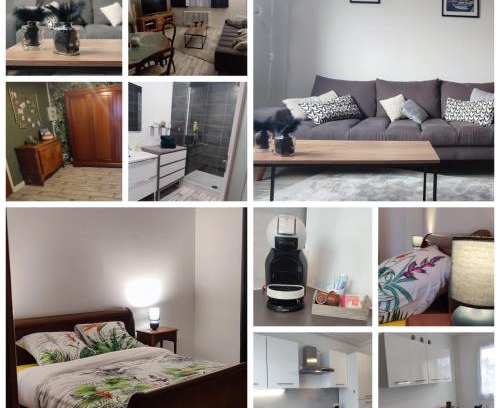 Montceau-les-Mines Apartment | Appartement 4 personnes, 2 ch, parking gratuit et facile