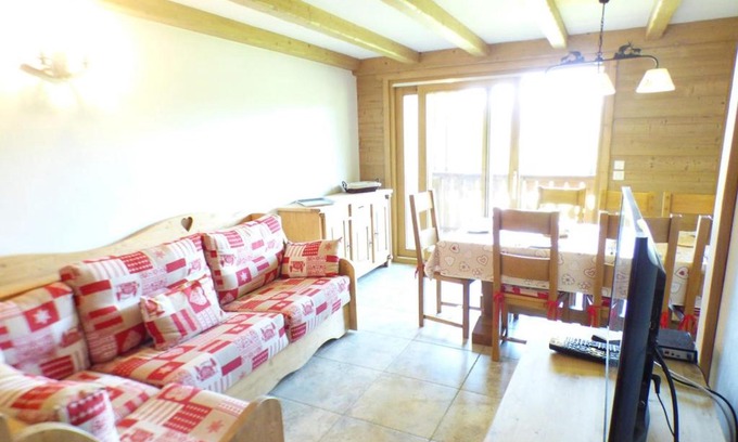 Les Saisies Apartment | Appartement cosy 5 pièces 8 pers, balcon, garage, proche forêt et massif du Beaufortain - FR-1-594-70