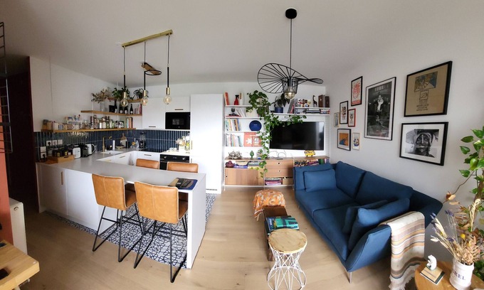 Gennevilliers Apartment | Appartement Lumineux, Cosy et Tout Équipé