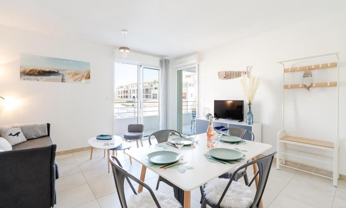 Narbonne-Plage Apartment | Appartement Neuf 4 étoiles - Sunset Lodge, Narbonne Plage