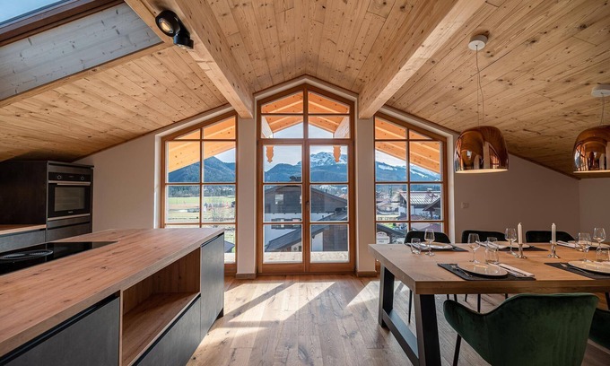 Reit im Winkl Apartment | Appartement Steinplatte, 160 qm und bis Max. 6 Pers