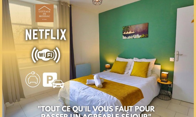 Moissac Apartment | Apt T2 Bck and Wood "Cottage Moissac"