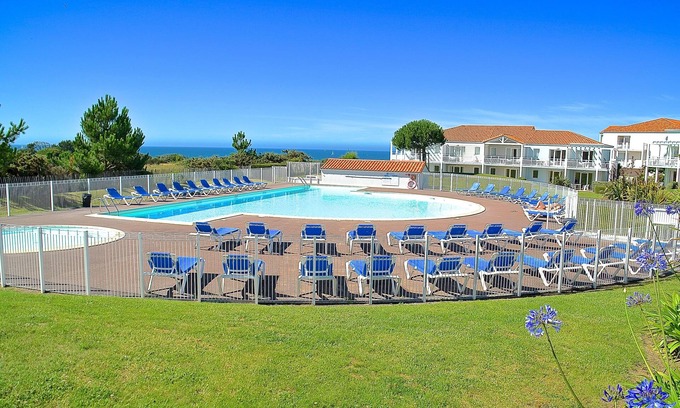 Chateau-d'Olonne Apartment | - Apt Waterfront A101-two heated pools secure family residence