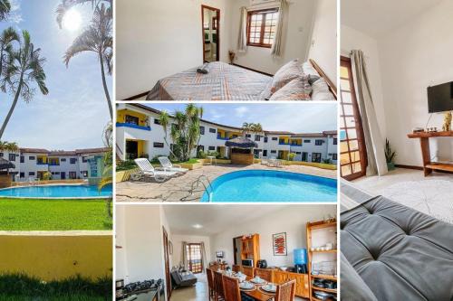 Taperapua Beach House | Aptos com 3 quartos sendo 1 suíte, no Residencial Lacorte, condomínio com piscina, área gourmet localizado a poucos metros da praia de Taperapuã