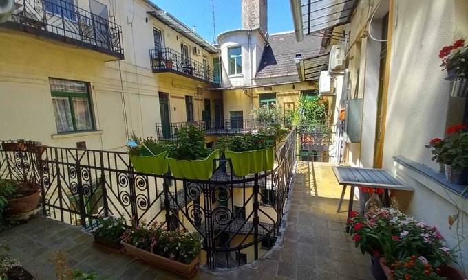 Ujlipotvaros Apartment | ArtSu Danube river view 2 bedroom topfloor individual art designed apartment +AC