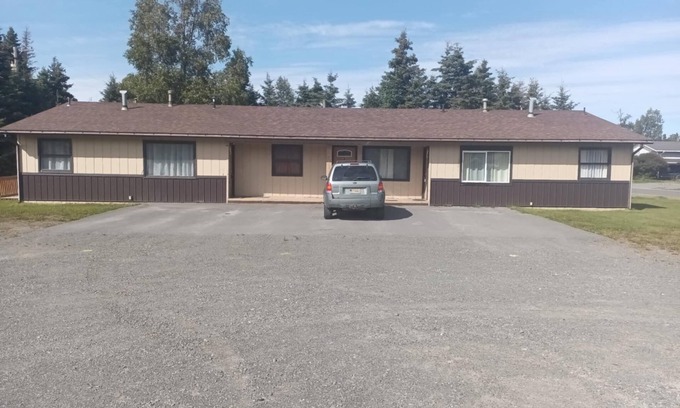 Kenai Apartment | Ask about our 2025 SUBARU CAR RENTAL! Minutes from Kenai River. 2 bed 1 bath.