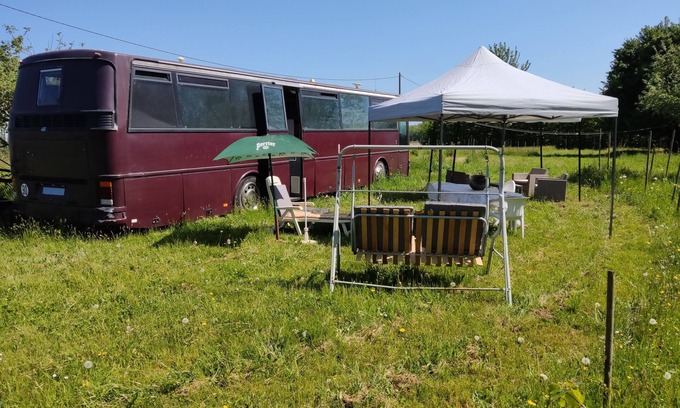Mansigne House | Atypical gîte converted into a camper van for 4 people with all comforts.