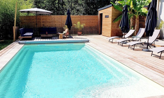 Lembras Villa | Au bois JolinVilla ombragénPiscine privée, sécuriséen4 chambresnPrès de Bergerac