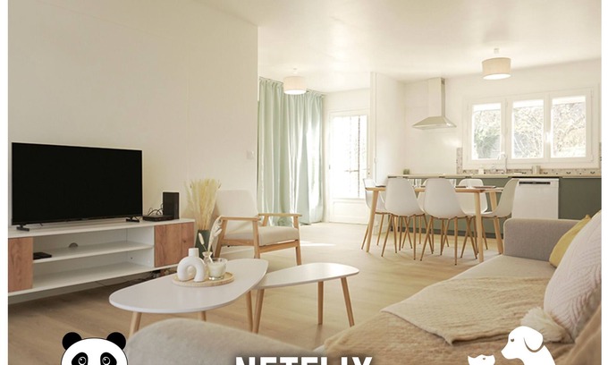 Vicq-sur-Nahon House | Au Calme - Maison Proche du zoo de Beauval - Animaux Acceptés