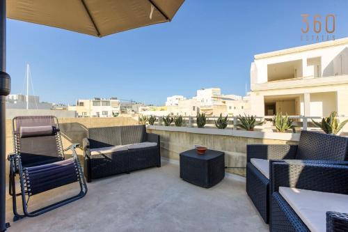 Naxxar House | Authentic 2BR House of Character with Terrace by 360 Estates