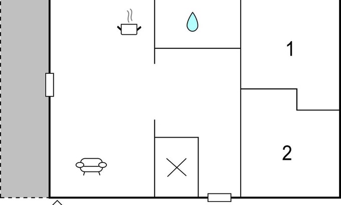 Hayingen House | Awesome home in Hayingen with Sauna and 2 Bedrooms