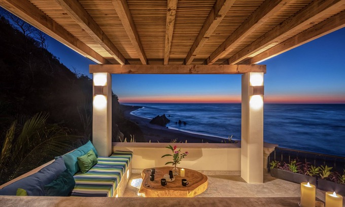 Huautlco Villa | Beachfront Oasis w/ Direct Beach Access