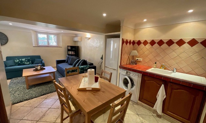 Carces Apartment | Beautiful apartment, with tennis court, in a magnificent property in Provence Verte.