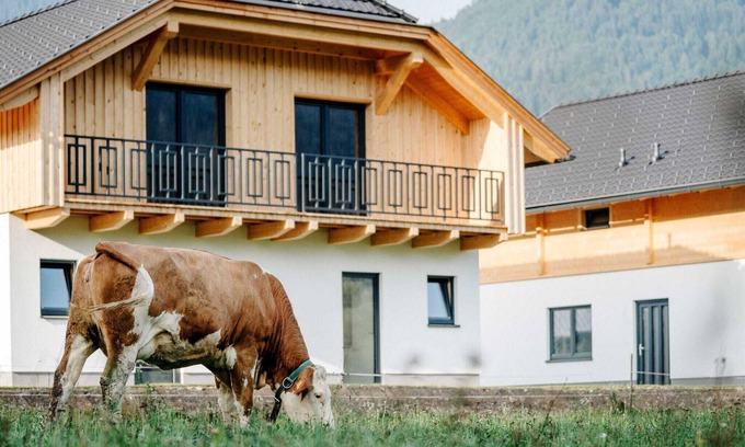 Jenig House | Beautiful Wooden Chalet in Rattendorf With Garden