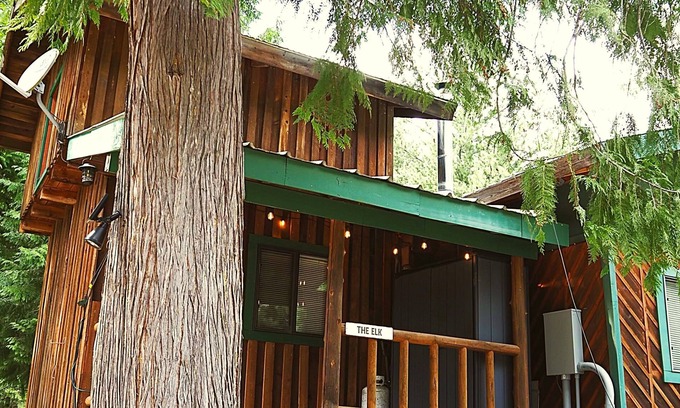 Boundary County Cabin | Beautiful custom built log cabin with AC, WiFi in private forest retreat