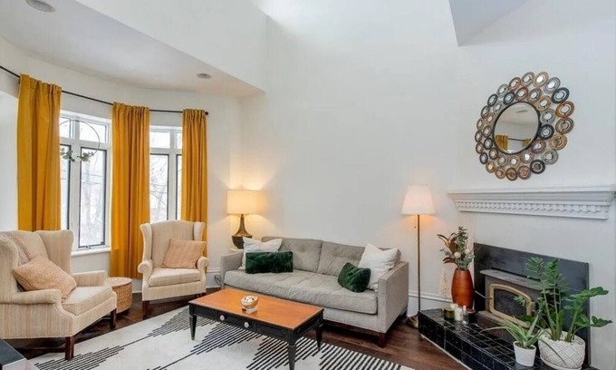 West Side House | Beautiful Modern Victorian Home with unique private rooms