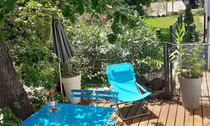 Sommieres Apartment | Beautiful new F2, all comfort, quiet, 2 steps from the center of Sommieres