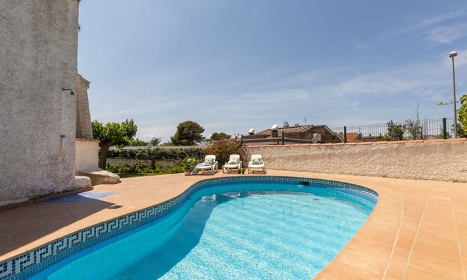 Riumar House | Beautiful private villa for 8 guests with A/C, WIFI, private pool, TV, terrace and pets allowed