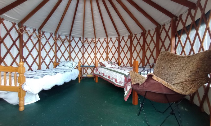 Loring Cabin | Beautiful Remote Waterfront Yurts,